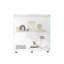 Vitrine en verre 2 couches avec 2 portes-1640077385