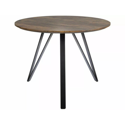 Berwyn Round Metal Base Dining Table