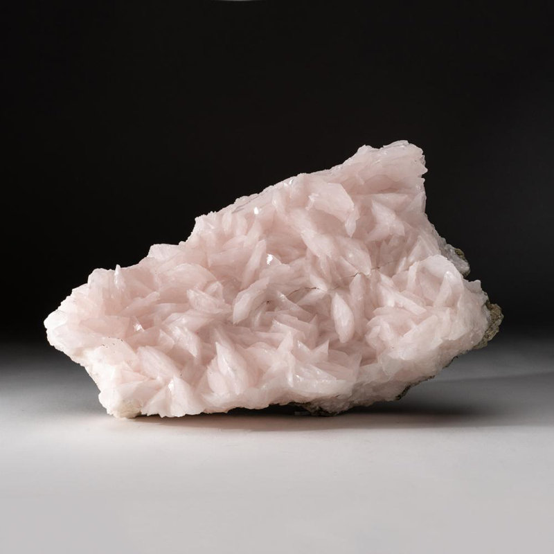 Polished Manganoan Calcite Cluster