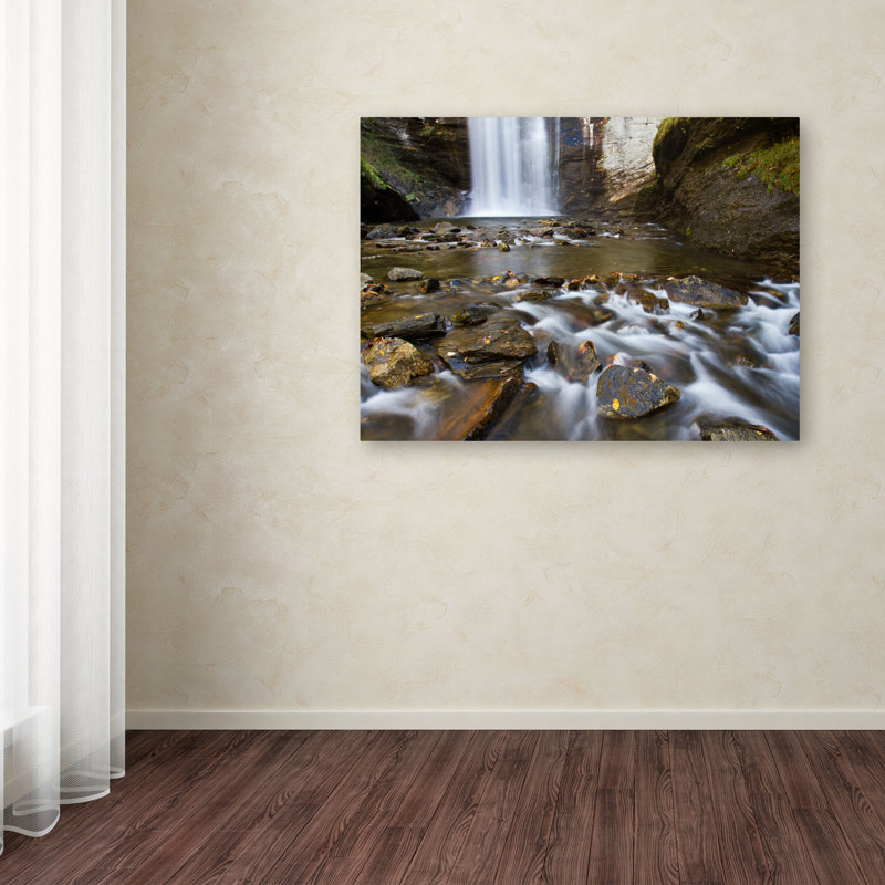 « looked glass chute » par pierre leclerc,, reproduction de photo sur toile, H 22 po x l 32 po x P 2 po