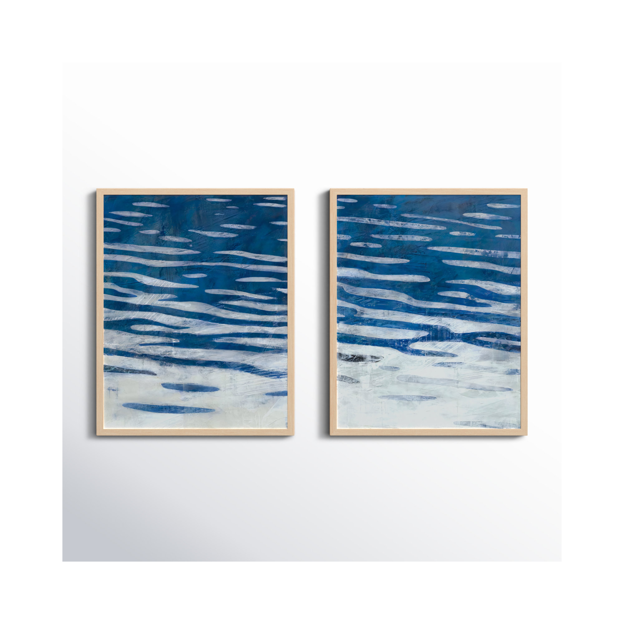 Oceanview By Ivo Stoyanov by Ivo Stoyanov, Brown Framed, 25" H x 40" W x 1.25" D