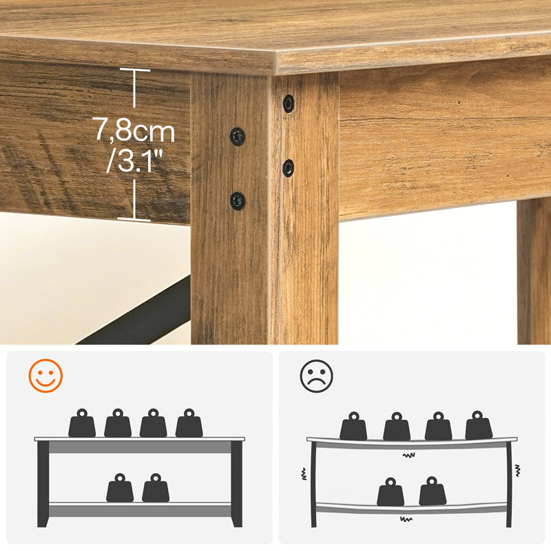 Table basse 39,4 po Armstrong, Chêne noueux