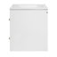 Ensemble de meuble-lavabo mural pour petit espace, armoire de salle de bain avec lavabo en céramique, 2 tiroirs et 1 porte à fermeture en douceur