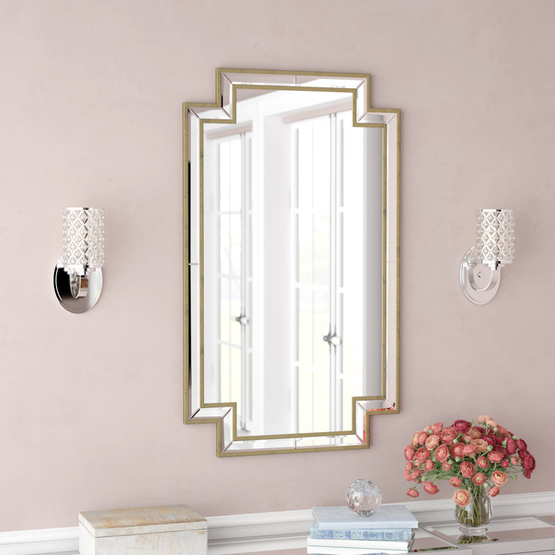 Armino Wood Flat Wall Mirror