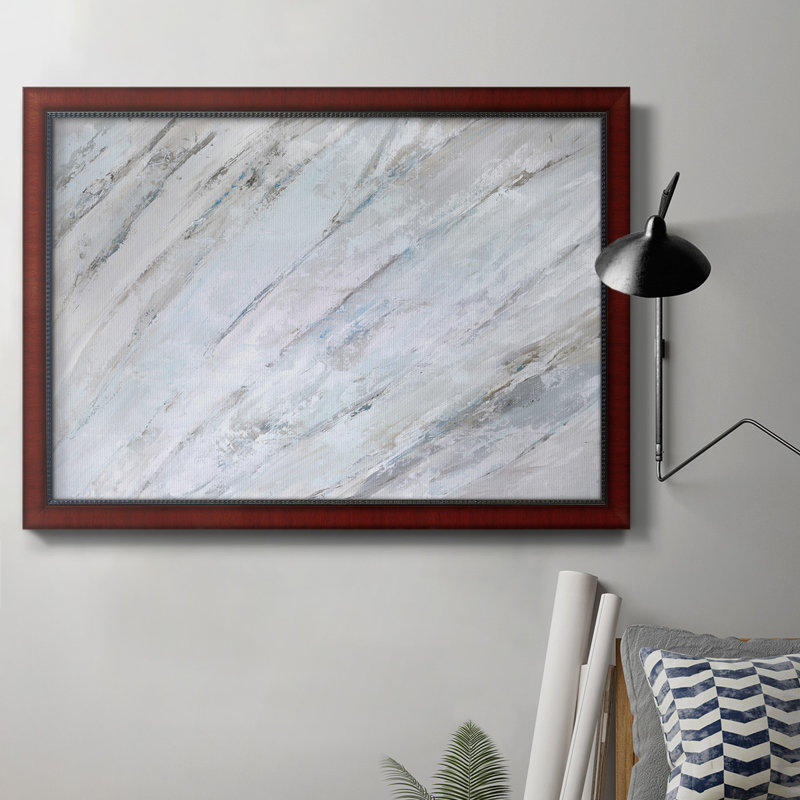 Toile encadrée de qualité supérieure Soft Fronds II - prête à être accrochée, H 24 po x l 36 po x P 2,5 po