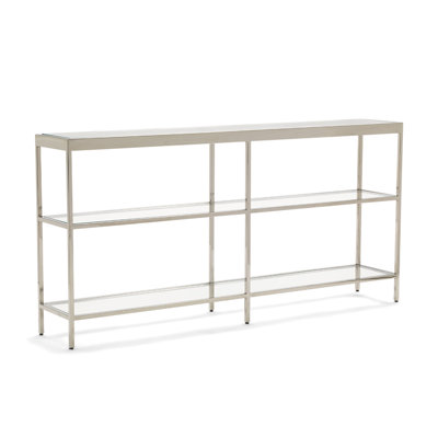 Vienna Low Bookcase W/ Glass Top