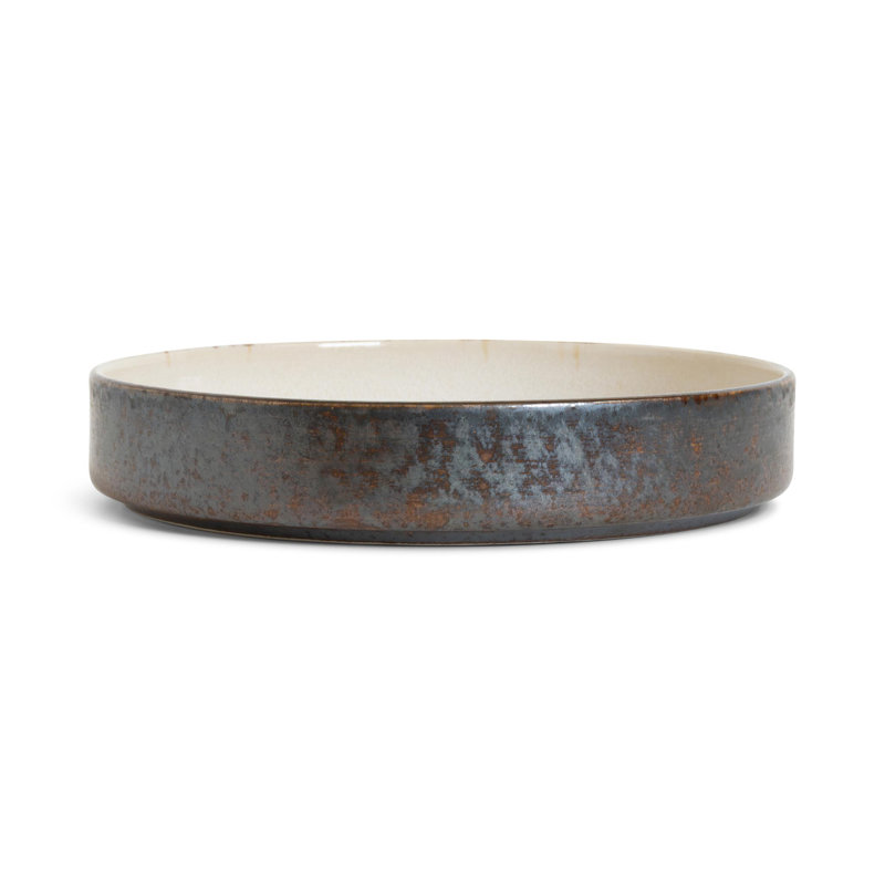 Quartz Edge Shallow Bowl