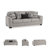 Kermon Upholstered 97'' Sofa