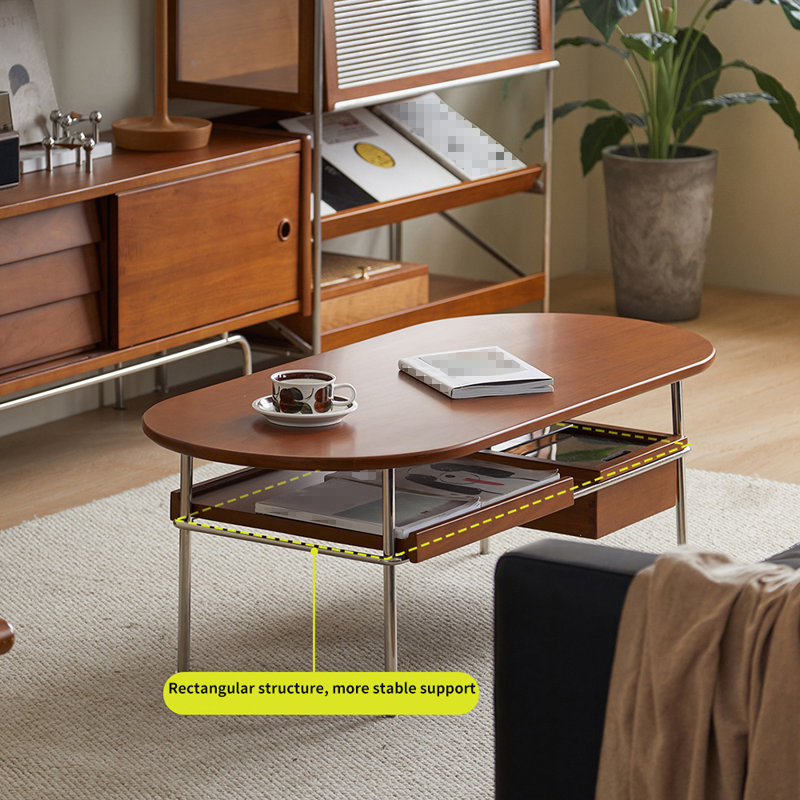 American retro style coffee table