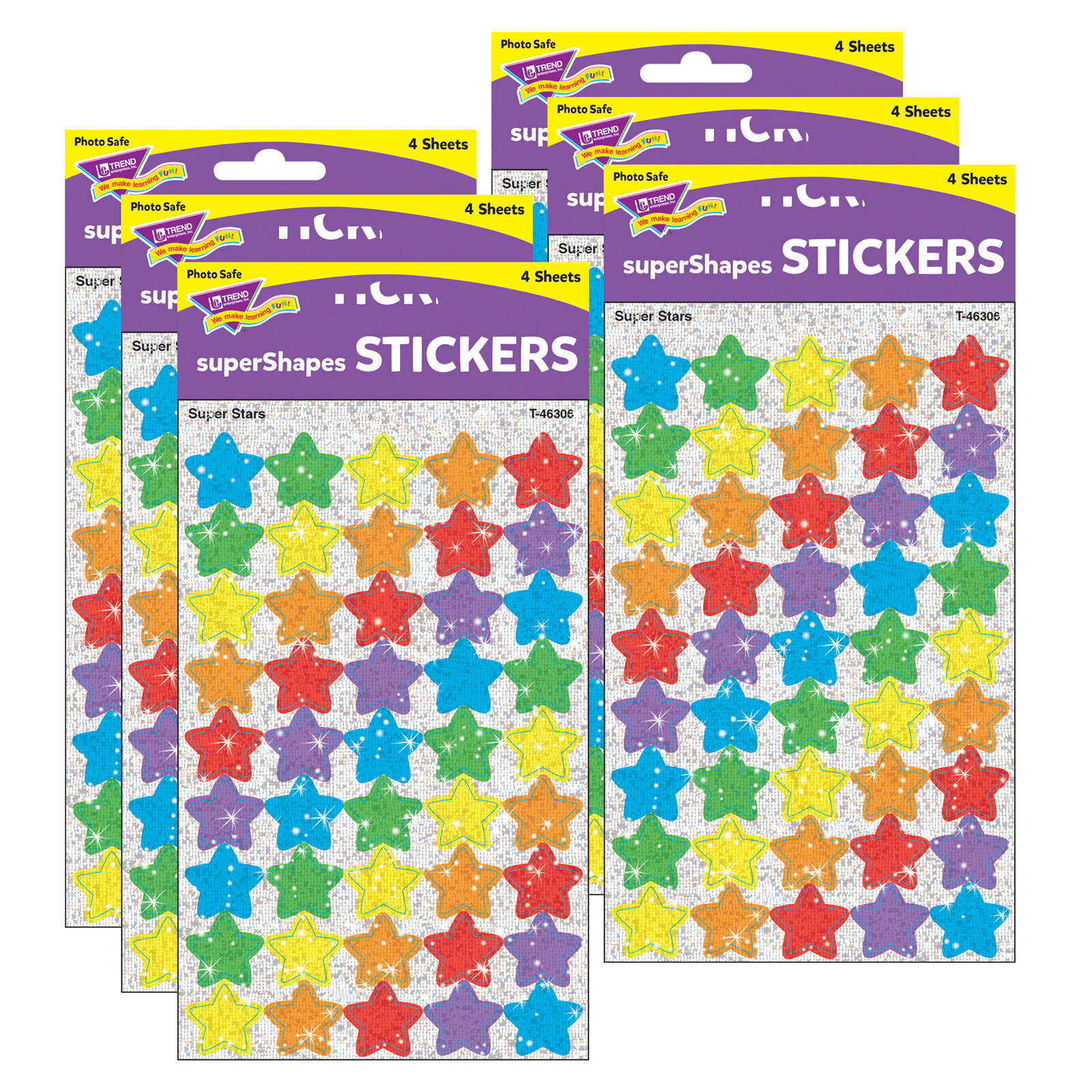 Stars Stickers, Sparkle, Rainbow