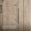 Porte de douche coulissante Levity Plus Less, H 81-5 / 8 po x l 56-5 / 8 - 59-5 / 8 po, avec verre transparent de 3/8 po d'épaisseur-71812618