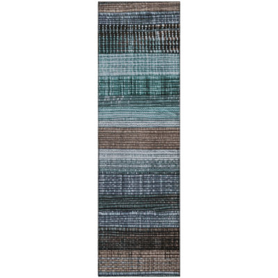 Premium Machine Washable Crestover AMF1873 Stripes Rug