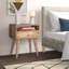 Emme 45cm W Solid Wood Bedside Table