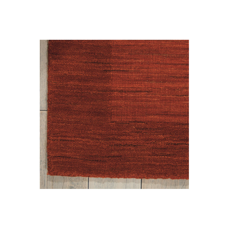 Ripple Wool Area Rug in Barn, Rectangle 5'6" x 7'5"