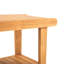 Banc de douche en teck massif 21 po