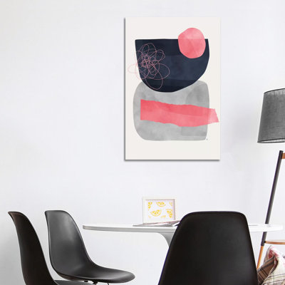 Maia 1 Piece Wrapped Canvas Wall Art