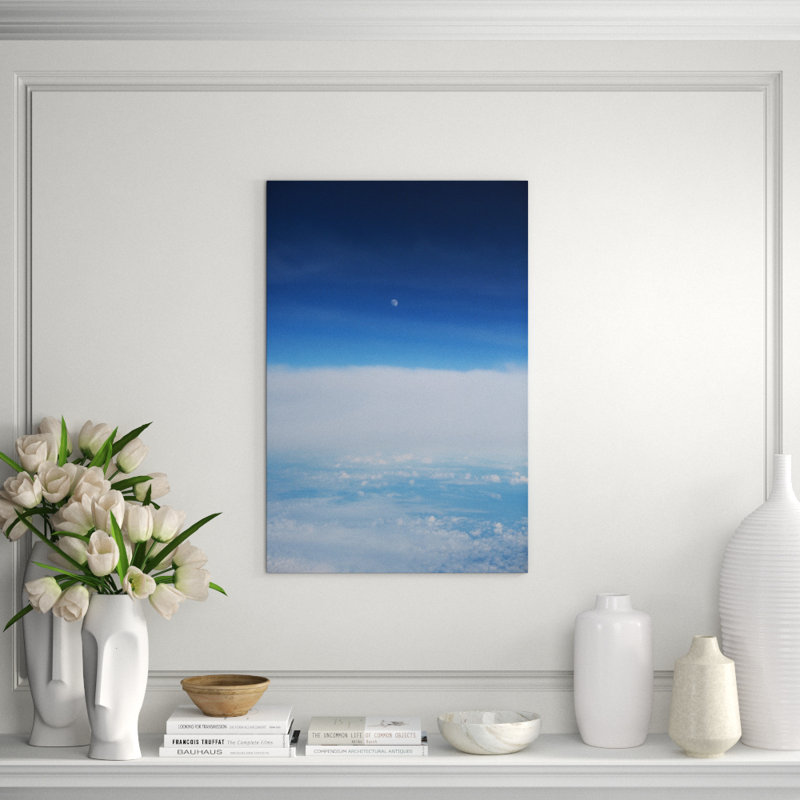 Moon Over Clouds Print, 36" H x 24" W