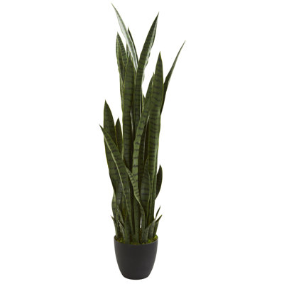 33" Artificial Snake Plant in Pot
