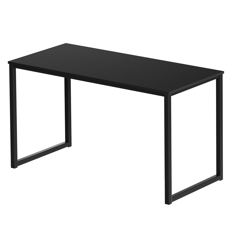 Morrel Rectangle Writing Desk, 28" H x 48" W x 24" D, Black