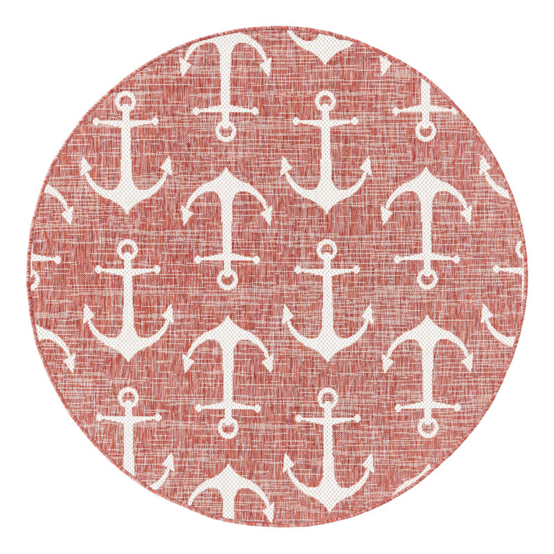 Indoor / Outdoor Rug, Round 5'3"