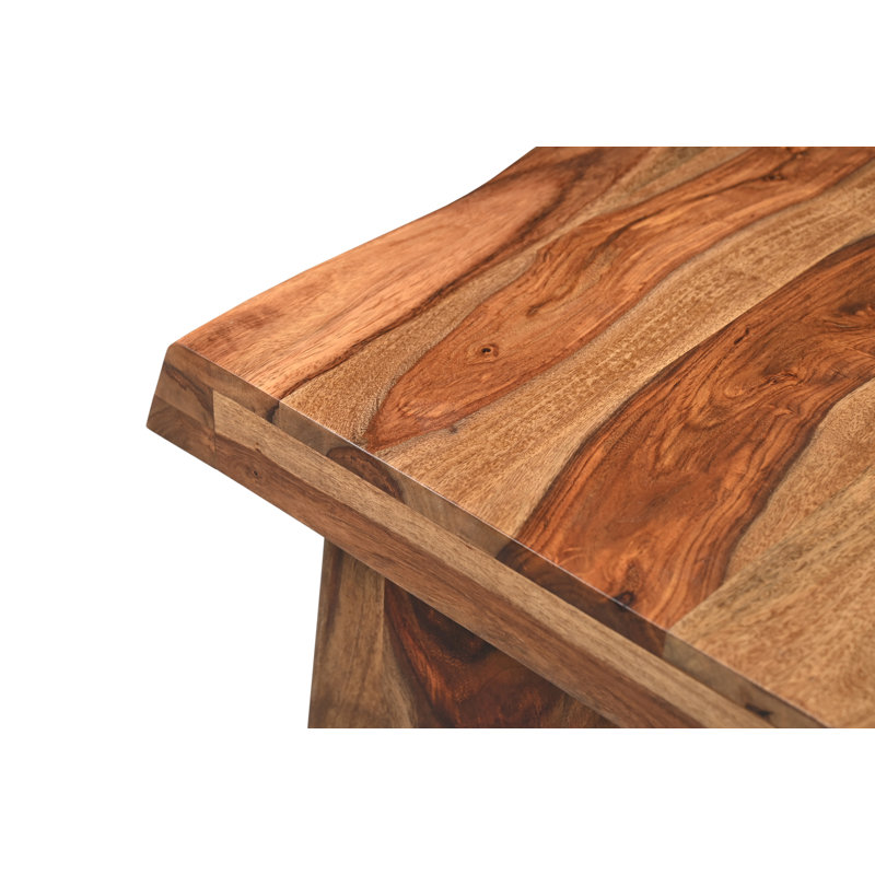 Chaliyah 2 - Piece Solid Wood Living Room Table Set, Natural