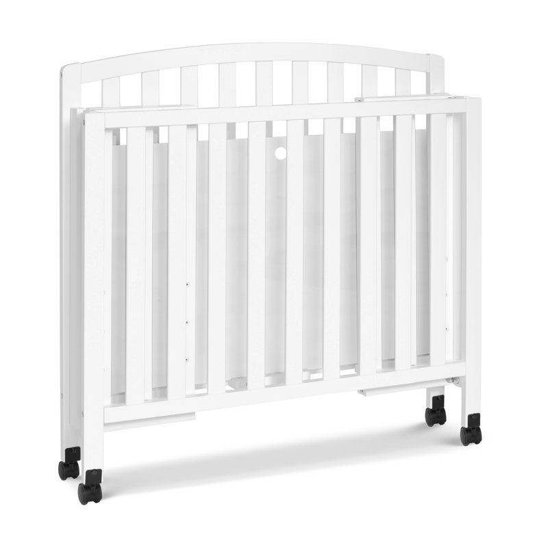 Dylan 3-in-1 Mini Convertible Portable Crib, White