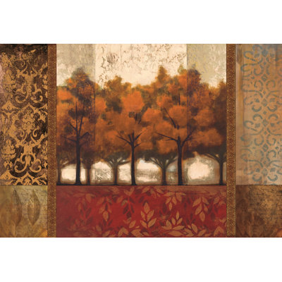 Transitional Tree Line - Wrapped Canvas Painting