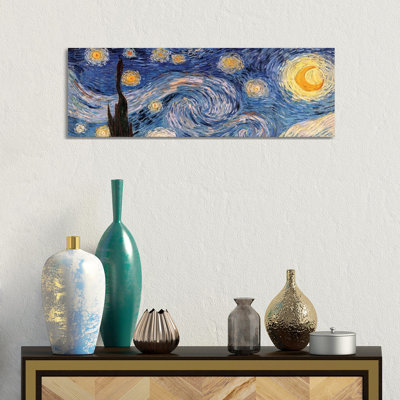 The Starry Night by Vincent Van Gogh - Panoramic Painting on Canvas