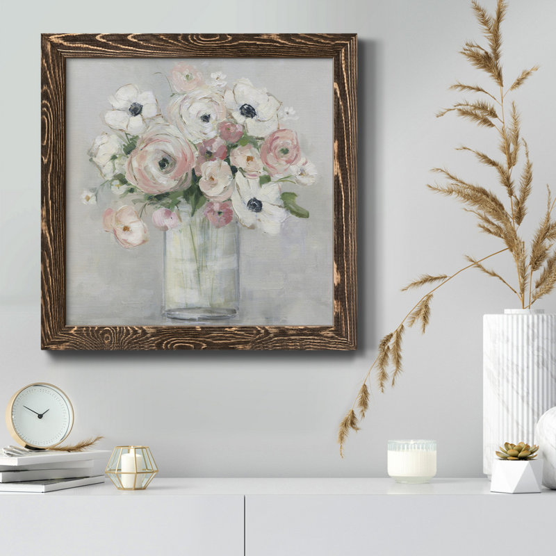 «Fall Giving Thanks» - Cadre photo, art textuel sur toile, Cadre noyer, H 17 po x l 17 po x P 1,5 po