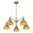 Pharos 5-Light Chandelier in Noble Brass by Breegan Jane
