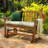 Lancaster Gliding Solid Wood Bench