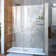 Unidoor 60" W x 72" H Frameless Shower Door with Clearmax™ Technology