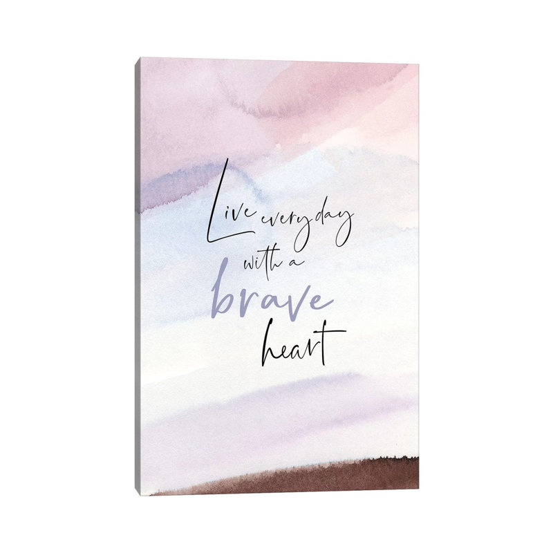 Live Everyday 1 Piece Painting on Canvas, 66.04cm H x 45.72cm W x 1.91cm D, Wrapped Canvas