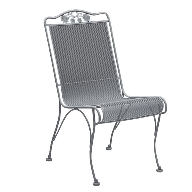 High Back Dining Side Chair, Matte White