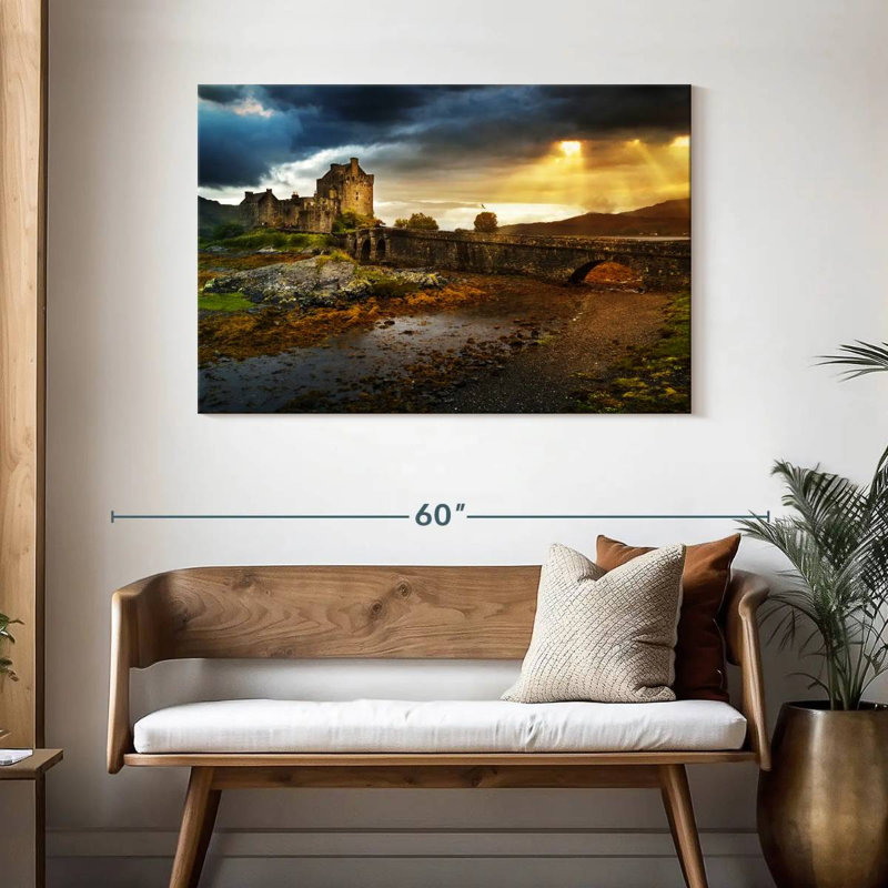 Lilie Eilean Donan Castle, 30" H x 45" W