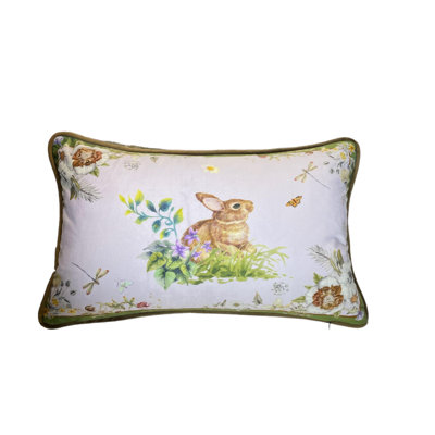 Animal Print Velvet Reversible Pillow Cover