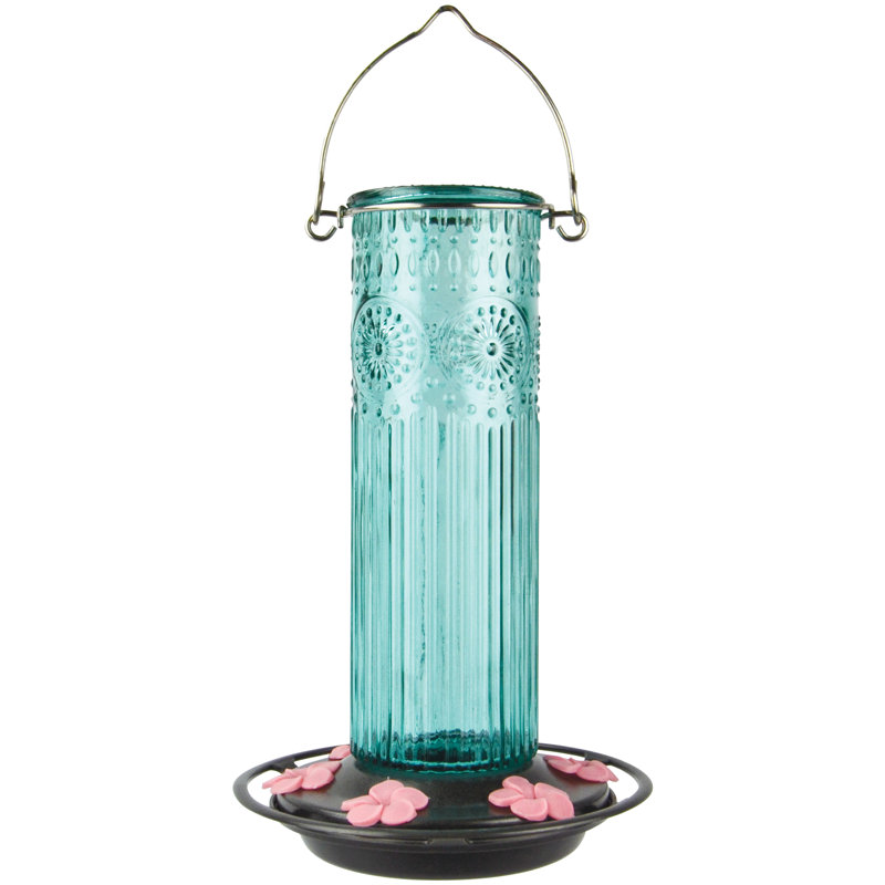 Mangeoire à colibri antique en verre 28 oz. Nature's Way