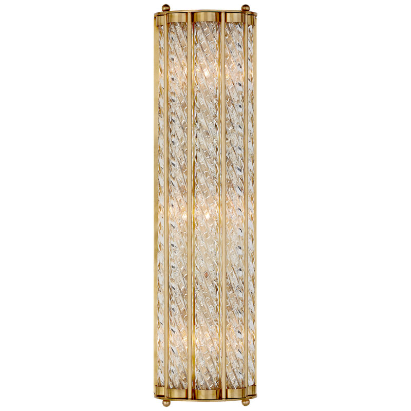 AERIN Eaton Linear Sconce, Antique Brass