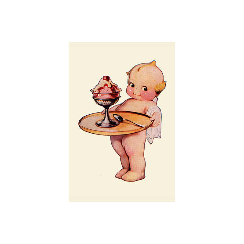 " Cupie Doll Ice Cream ", 36" H x 24" W x 1.5" D