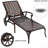 Aluminium Cast Lounge Chair 1pcs Brown-1295464926