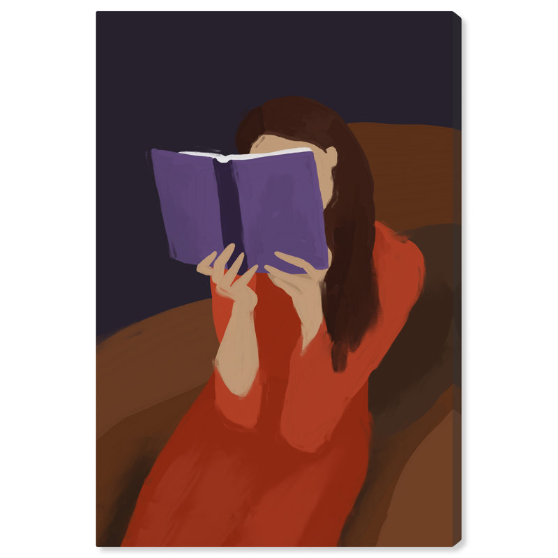 Mauinatu " Passionate Reader ", 24" H x 16" W x 0.8" D