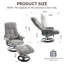 Fauteuil inclinable rotatif à 360 ° avec repose-pieds, avec fonctions de massage et de chauffage-1164946918-1164946919