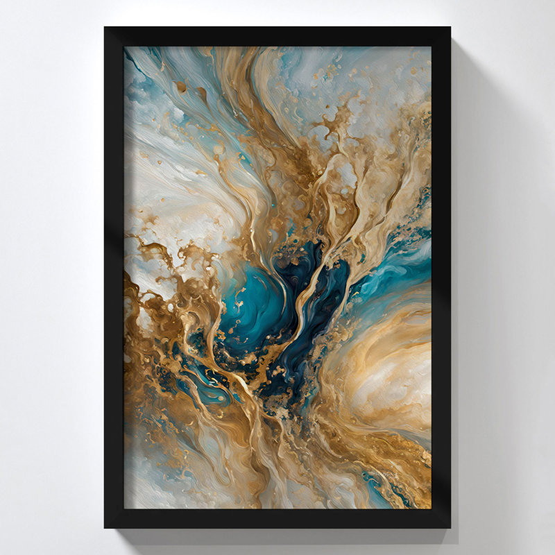 Matthew 3: 16. «Celestial Vision» par Mark Lawrence, H 27,5 po x l 21,5 po x P 0,75 po, Acrylique encadré, Blanc