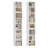Brenya 8-Tier Thin and Tall Bookshelf with Open Adjustable Shelf-1613249318