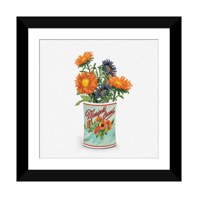 Marigold Brand - reproduction d'art murale - papier d'art encadré