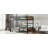 Metal Bunk Bed With Raised Security Fence And Noise-Free Design-125179194