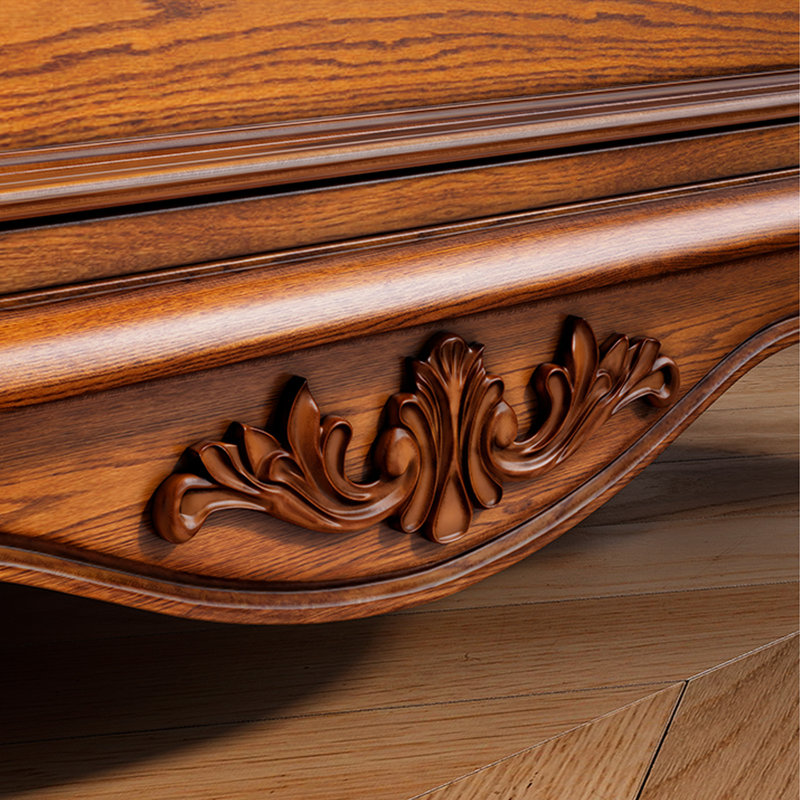 American Decorative Cabinet Storage Cabinet 59.06'' W 9 - Drawer Dresser, Brown