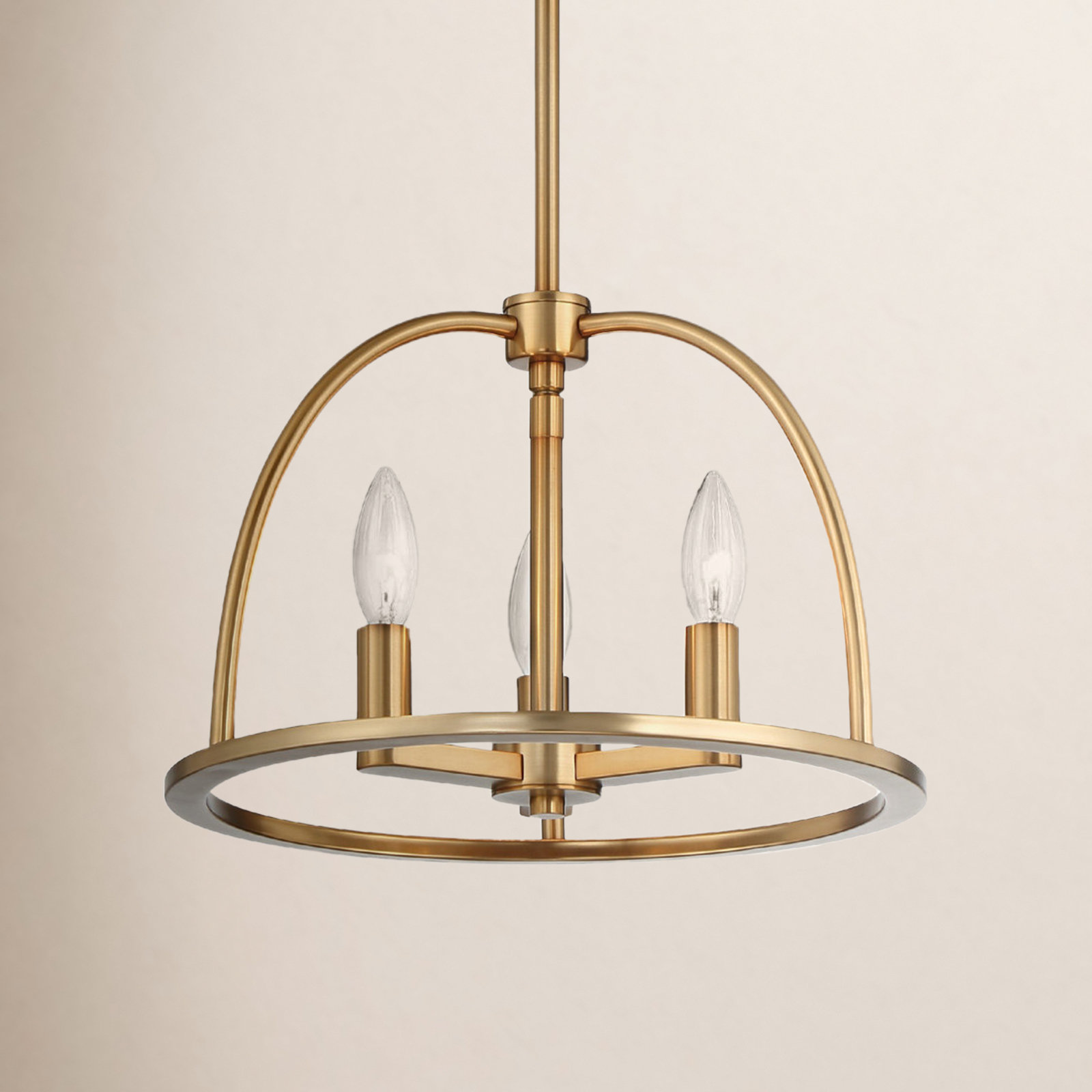 Addis 3-Light Chandelier, Gold