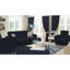 Repose-pieds moderne avec repose-pieds bleu foncé