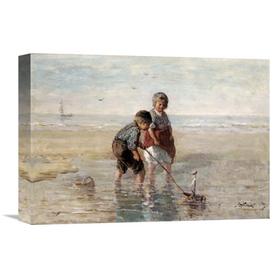 " Children Playing by the Seaside " Print